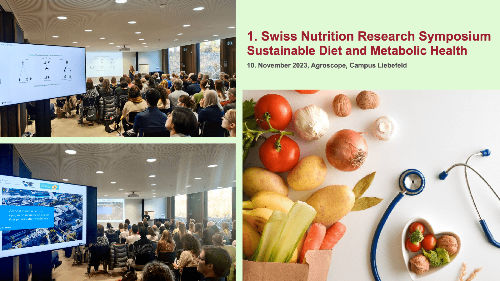 1. Swiss Nutrition Symposium on Sustainable Diet and Metabolic Health
